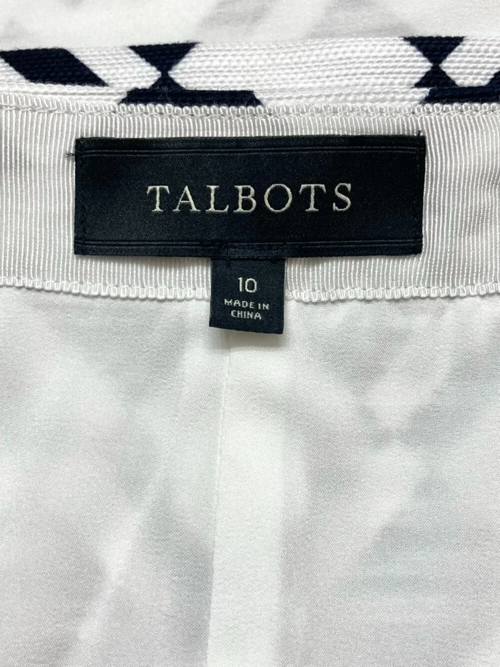 NWT $89 Talbots 99% Cotton Women’s 10 Pencil Skirt Stretch Career Business Event